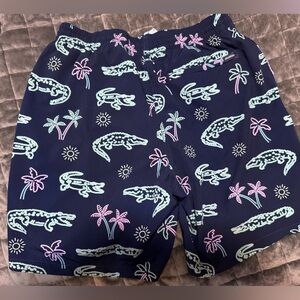 Chubbies Blue Shorts with Aqua Print